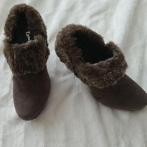 Limelight taupe ankle boot